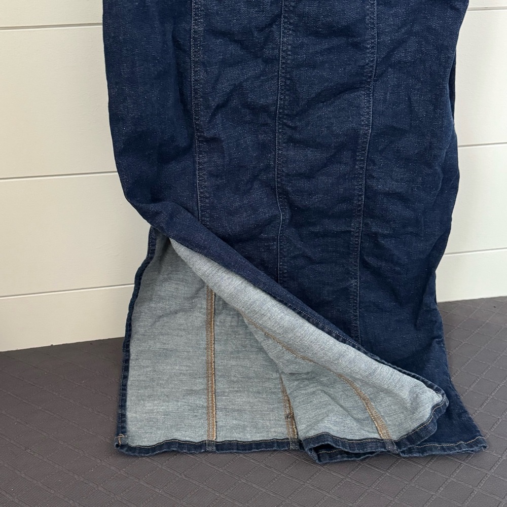 Wild Fable Dark Blue Denim Overall Dress, Women’s M - Picture 4 of 7